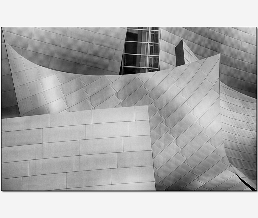detail of the Disney Concert Hall Frank Gehry