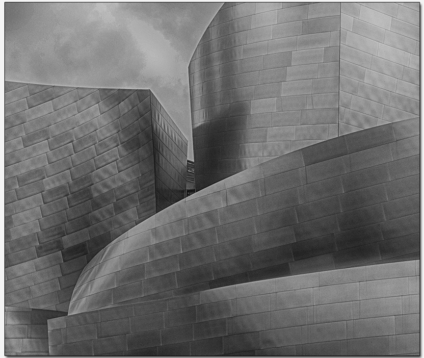 Disney Concert Hall detail  architect Frank Gehry 